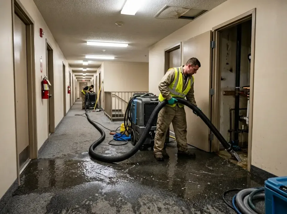 multi-unit-apartment-hallway-f-005 — frequently asked questions, Emergency Burst Pipe Water Extraction & Removal in Timonium…
